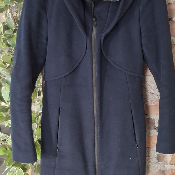 Elegant Navy Blue Women's Winter Coat Soia & Kyo - Picture 1 of 8